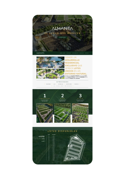 Vista principal de plantilla