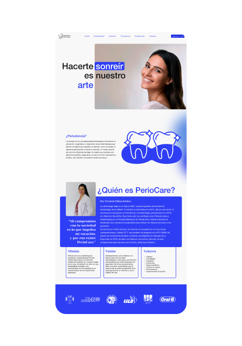 Vista principal de plantilla